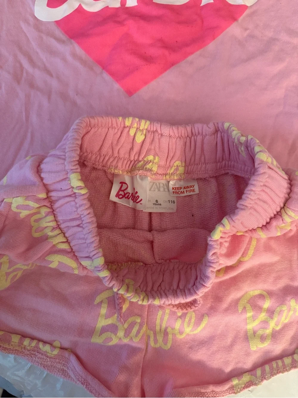 Barbie Pink Heart Girls' Summer set